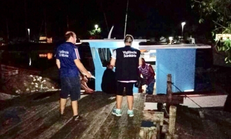 Fiscalização atuou junto a pescadores durante o final de semana