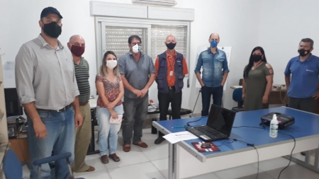 Estiagem: EMATER reuniu-se com o Secretário do Desenvolvimento Rural, Desenvolvimento Social e coordenadora da Defesa Civil