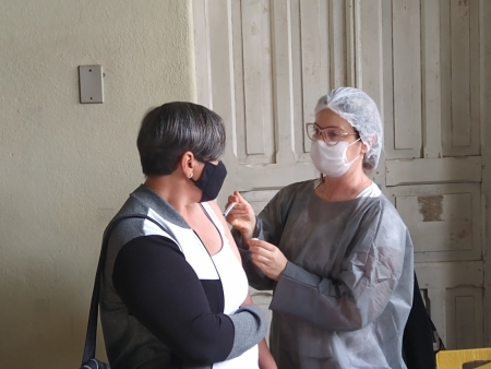 Nesta quarta-feira (2) a vacinação é para quem fez a 1ª dose em 05/01 (Pfizer)