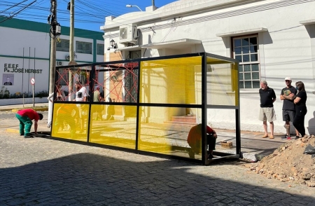 Viva Grano instala parklet - Inauguração acontecerá na próxima semana
