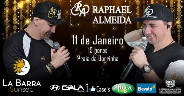 La Barra Sunset nesta sexta-feira com Raphael Almeida
