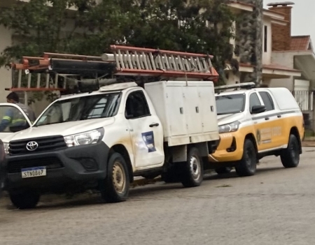 Acidente entre caminhonete e ciclista na “faixinha” próximo ao trevo da Nova Esperança