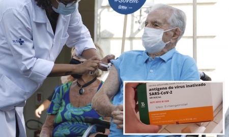 Vacinação de idosos com 85 anos ou mais começa neste sábado