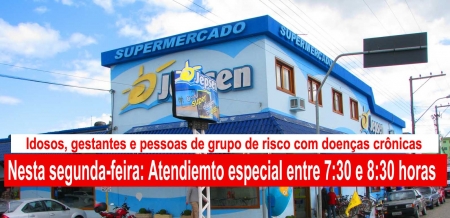 Atendimento exclusivo para idosos, gestantes e grupo de risco nesta segunda-feira das 7:30 e 8:30 horas