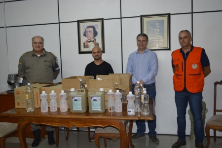 CRPO Sul recebe doação de álcool de instituições de Pelotas - SLS também receberá o material