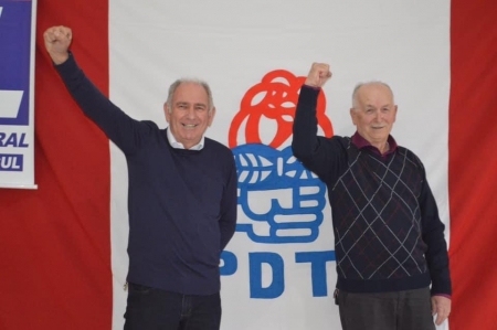 PDT oficializa Rudinei e Cléo para disputa das eleições