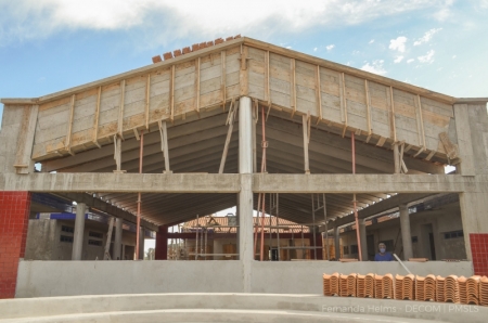 Obra da ProInfância Camponesa já possui pátio coberto