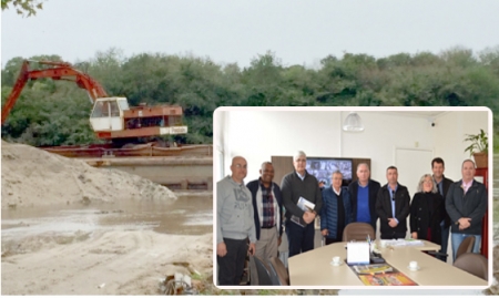 Prefeito articula permanência da draga no Município por tempo indeterminado 