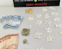 Polícia Civil prendeu três homens na Nova Esperança por tráfico de drogas