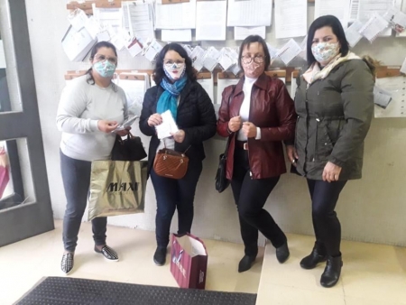 Escola Francisco Frömming fecha a Semana do Meio Ambiente com varal de máscaras