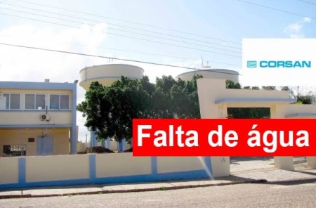 Falta de energia elétrica afeta o abastecimento de água no município neste sábado