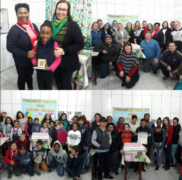E.M.E.F. Prof ª Izolina Passos comemorou aniversário
