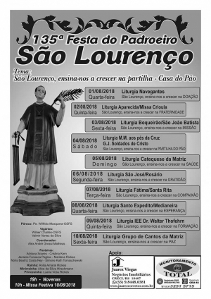 135º festa de São Lourenço