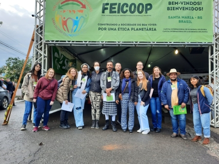 Furg São Lourenço do Sul visita 28ª Feicoop em Santa Maria/RS