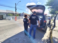Policia Civil realizou prisão de homem de 24 anos condenado por crime de roubo