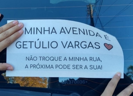 Moradores da Avenida Getúlio Vargas organizam carreata solidária para este sábado (15)