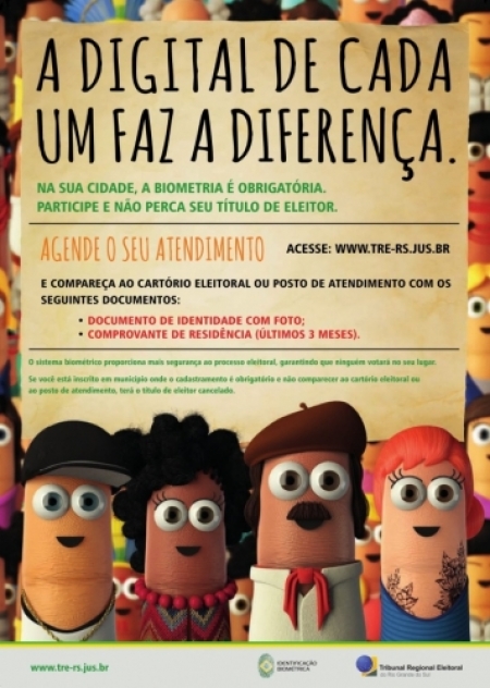 Eleitores devem fazer a revisão biométrica