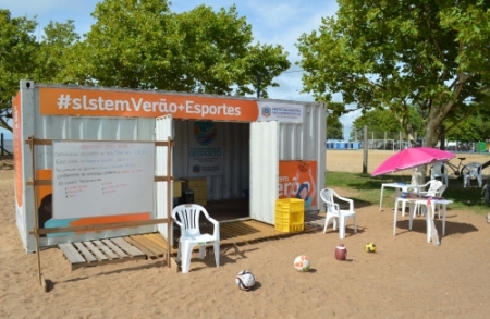 Praia recebe mais uma opção de lazer e esporte