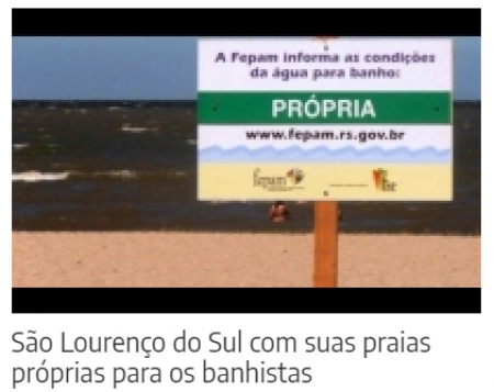 Praias de SLS seguem próprias para banho