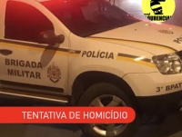 Homem ficou ferido com golpes de facão em uma briga durante festa na noite de ontem