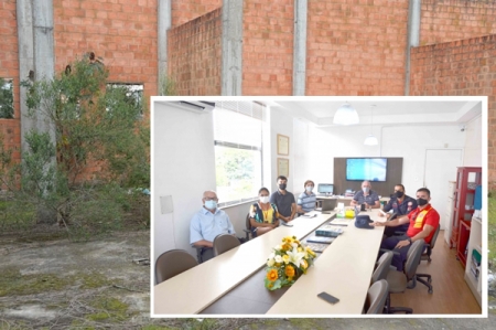 Novo quartel Corpo de Bombeiros é tema de reunião