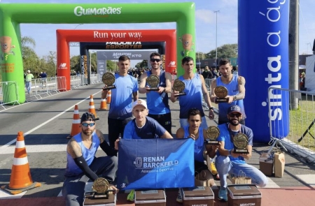 Lourencianos participaram com equipe da Região Sul sendo campeões na Categoria Octeto da maratona KTO em Porto Alegre