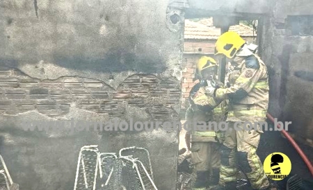 Corpo de Bombeiros atendeu ocorrência de incêndio em estufa na localidade de Campos Quevedos