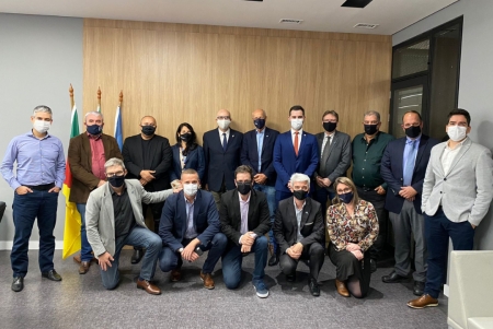 ACI/CDL PARTICIPOU DE REUNIÃO ALMOÇO DE DIRETORIA AGV-RS