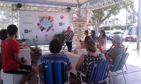 Oficina de plantas medicinais contou com palestra de Inês Blank Klug