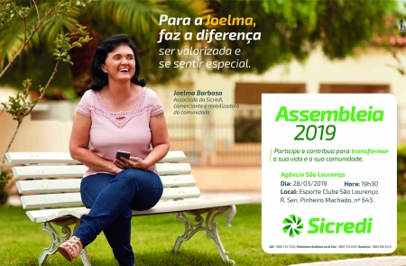 Sicredi realiza assembléia nesta quinta-feira (28)