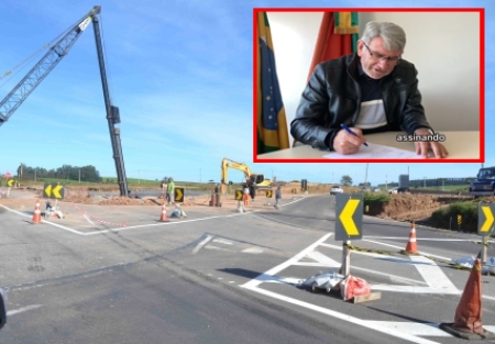 SINALIZAÇÃO DO TREVO: Prefeito solicita melhorias na sinalização do trevo de São Lourenço