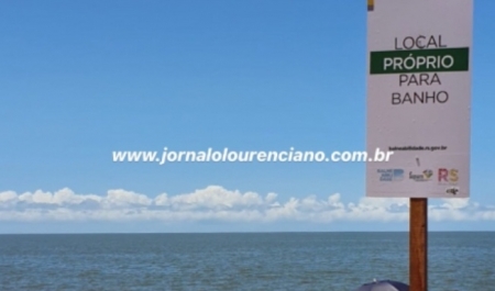 Praias de São Lourenço do Sul estão próprias para banho