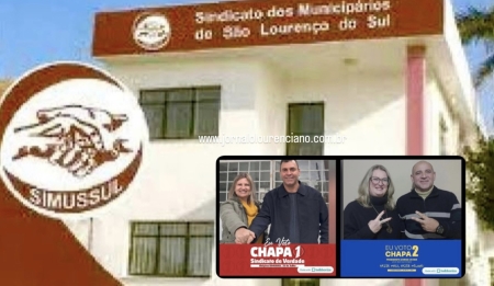 Eleição da nova Diretoria do Simussul acontece dia 12 de julho. Duas chapas concorrem para assumirem a entidade