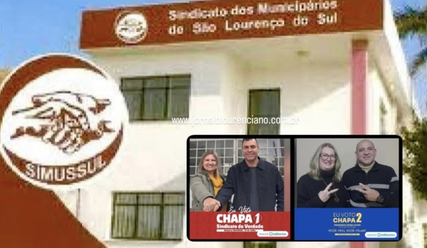 Eleição da nova Diretoria do Simussul acontece dia 12 de julho. Duas chapas concorrem para assumirem a entidade