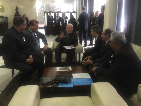 BRASÍLIA  Reunião no STF em defesa dos pescadores gaúchos