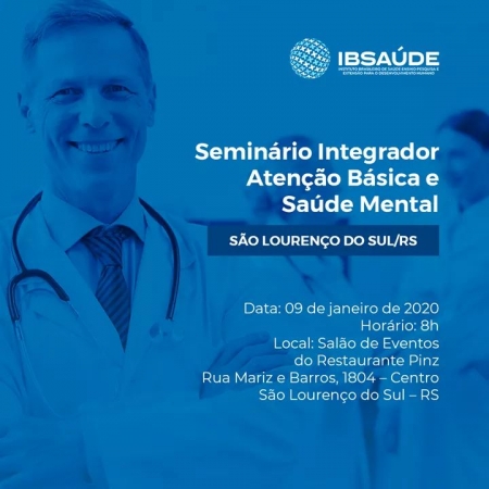 IBSAÚDE começa a atuar na rede municipal de saúde em São Lourenço do Sul a partir de sexta-feira, dia 10