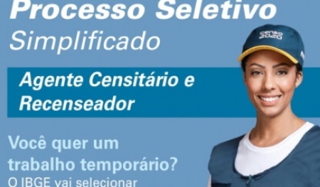 IBGE divulga 45 vagas de emprego em São Lourenço do Sul