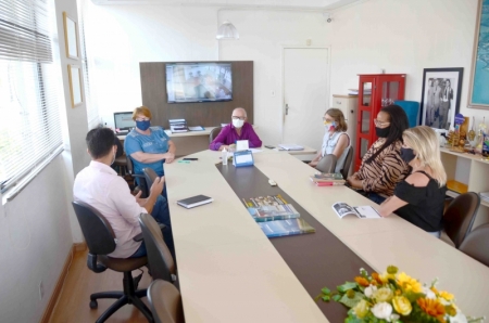 Coordenadores do FGTAS e SINE/SLS estiveram em reunião no Gabinete na manhã desta sexta-feira