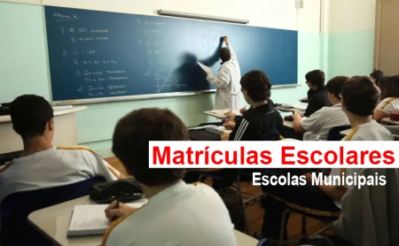 Matrícula e rematrícula nas escolas municipais para 2023 iniciam a partir dia 7 de novembro