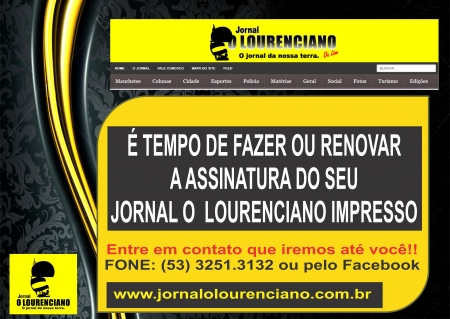Renove sua assinatura do Jornal Impresso  - Ligue que iremos até você