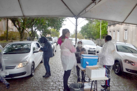 Nesta segunda-feira (30) acontece a vacinação para quem fez 1ª dose em 07/06
