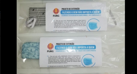 Projeto da Furg troca 1 kg de alimento por 1 máscara - Confira onde trocar