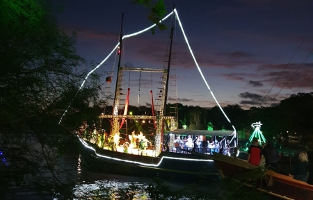 Natal a Bordo acontece na noite deste sábado (11) em São Lourenço do Sul
