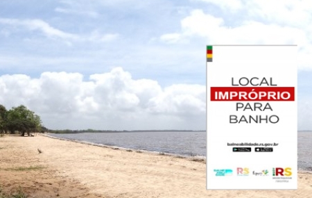 FEPAM: Praia da Barrinha está imprópria para banho