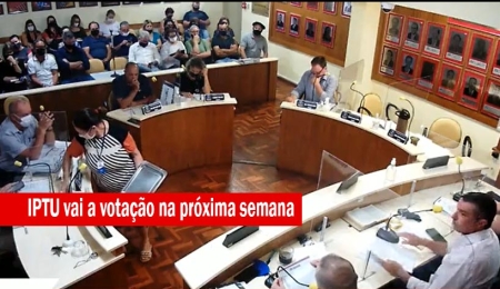 Projeto de reajuste do IPTU vai a votação na próxima semana
