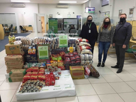 SICREDI de São Lourenço do Sul está arrecadando doações de alimentos - Participe e ainda ganhe um copo ecológico