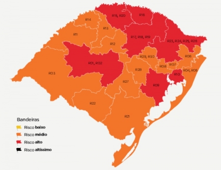 São Lourenço segue na bandeira laranja no mapa preliminar do Distanciamento controlado do Estado