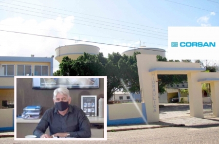 Prefeito analisa aditivo  do contrato com a Corsan