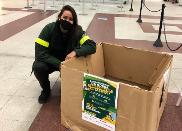 Drive-thru da Campanha do Agasalho Ecosul