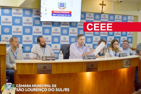 Problemas na rede: Câmara recebeu CEEE Equatorial que responsabilizou em pôr em prática um Plano de Manutenção